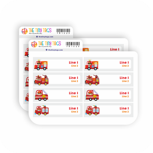 Fire Engine Stickers